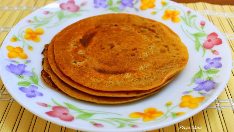 Indian Crepes (Vella Dosai) for Breakfast!